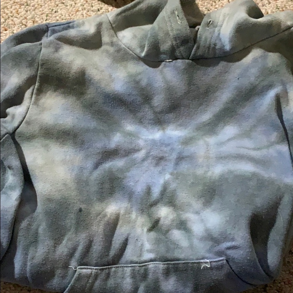 tie die hoodie